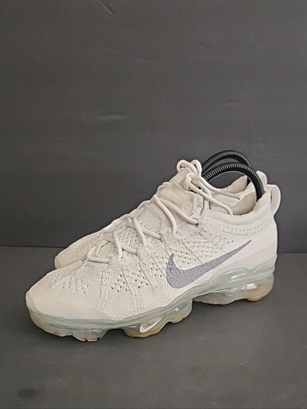 Nike Air Vapormax Flyknit White Platinum Shoes Women's Size 7